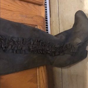 Knee high dress boots